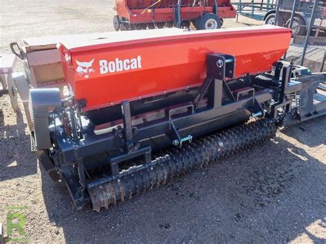 bobcat skid steer seeder|bobcat 72sdr seeder for sale.